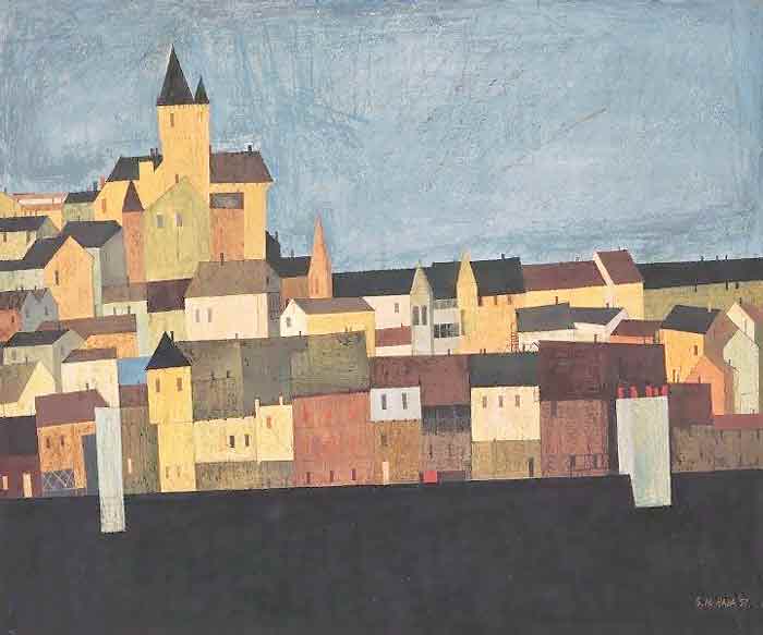 architecture, architectural blueprint, sh raza, sudarshan shetty, architecture exhibition, art exhibition, delhi art, delhi exhibition, delhi news, india news