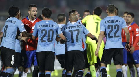 Copa America: Chile down nine-man Uruguay to enter semis | Football ...