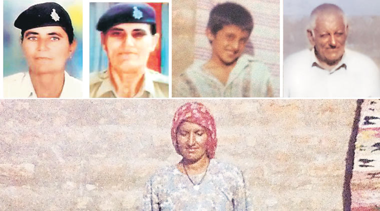 Guddi Devi, Sandeep as a child; Raj Bala; Satya Bala; and Pehelwan