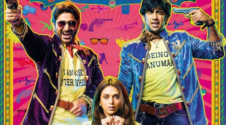 guddu rangeela, guddu rangeela movie review, guddu rangeela review, guddu rangeela film review, guddu rangeela release, Arshad Warsi, Amit Sadh, Ronit Roy, Aditi Rao Hyadri, Shriswara, Dibyendu Bhattacharya, Amit Sial, Rajeev Gupta, Brijendra Kala, Subhash Kapoor, guddu rangeela rating, guddu rangeela stars, entertainment news