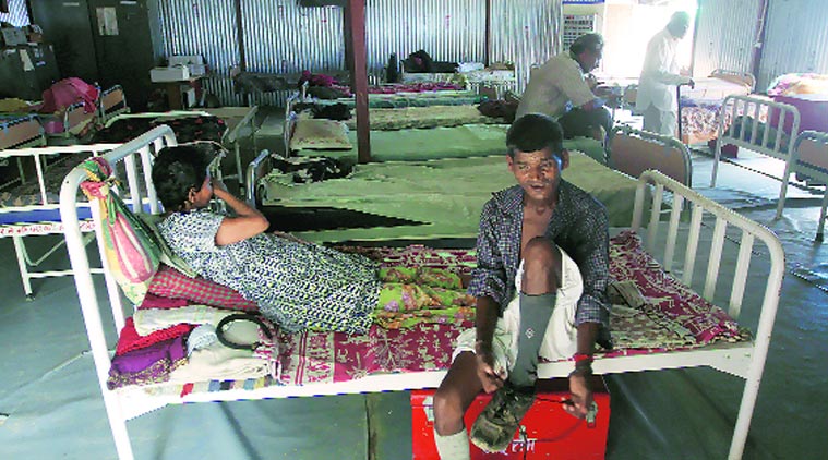 Inside the Earth Saviours Foundation. (Source: Express photo by Praveen Khanna)