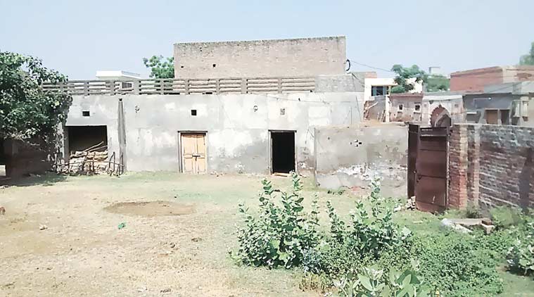 The house in which Guddi Devi, Sandeep were murdered last month. (Source: Express photo by Japjeet Duggal)