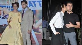 Kangana Ranaut, Imran Khan, Imran Khan Katti Batti trailer launch photos, Imran Katti Batti, Katti Batti trailer launch photos, Katti Batti party, Kangana Ranaut Imran Khan, Kangana Imran photos, Kangana Ranaut Katti Batti trailer launch photos
