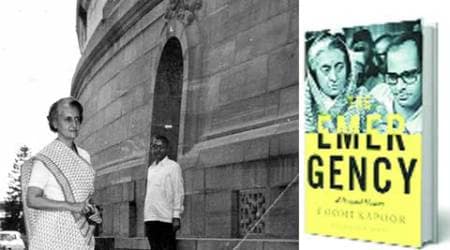 Emergency: A Personal History , Coomi Kapoor, Indira Gandhi, Emergency, Virendra Kapoor, L K Advani, book book review, Indian Express