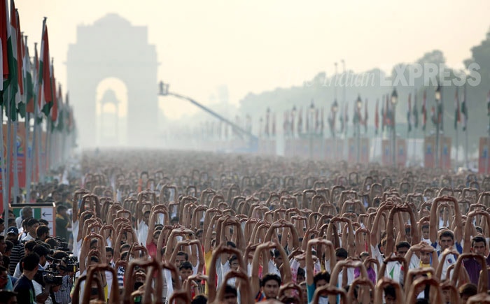 Narendra Modi, Barack Obama, Sister Nirmala, Ramadan, Afghan Parliament, Karachi Heat Wave, Mumbai Rains, International Yoga Day, Bobby Jindal, Bobby Jindal children, Slade Jindal, Shaan Jindal, Selia Jindal, Supriya Jindal, Mount Sinabung volcano, Top Frames, Indian Express, The Indian Express