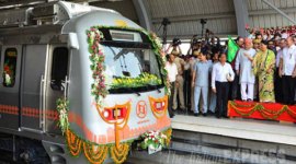 Jaipur, Jaipur metro, Jaipur metro inauguration, Jaipur metro inaugural run, Vasundhara Raje, BJP workers, India latest news
