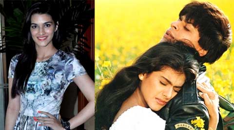 Kriti Sanon watches her ‘Dilwale’ co-stars SRK, Kajol’s DDLJ in Maratha Mandir