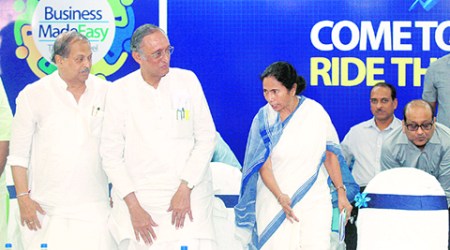 Mamata Banerjee, West Bengal CM, Didi, Business Made Easy: The Next Level, Kolkata Business seminar, mamata at business seminar, business seminar in Kolkata, west bengal business, kolkata news, west bengal news, bengal news, india news, indian express