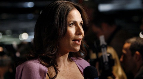 Minnie Driver messes up National Anthem at LA Dodgers Game | Hollywood ...