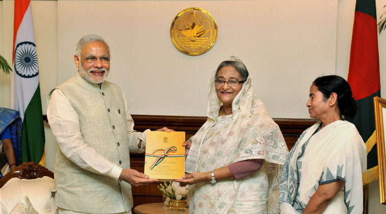 Narendra Modi, Modi in Bangladesh, Modi Bangladesh visit, Sheikh Hasina, Mamata Banerjee, Modi in Dhaka, Modi Dhaka visit