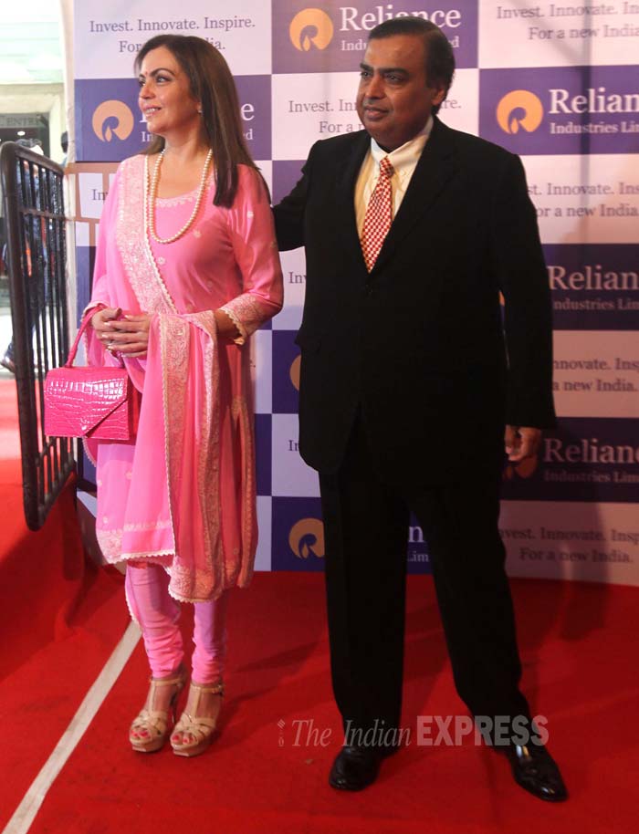 RIL Chairman Mukesh Ambani, Nita Ambani