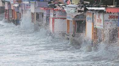 mumbai hyperlocal, waterlogging in mumbai, mumbai waterlogging, waterlogging in hindmata, hindmata mumbai, dadr waterlogging, indian express mumbai