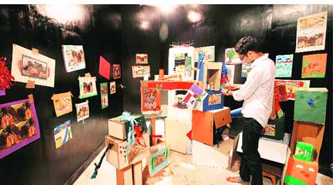 talk, delhi talk, exhibition, National Museum, children exhibition, tunnels, wire and gadgets, elements