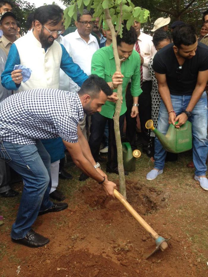 World Environment Day, Environment Day, Environment, Sachin Tendulkar, Virat Kohli, Kohli, Tendulkar, Rohit Sharma, Sushil Kumar, Cricket, Sports Photos, Environment Day photos