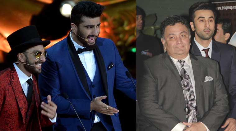 ranveer singh, arjun kapoor, ranveer arjun, ranveer singh arjun kapoor, ranveer arjun iifa, iifa 2015, iifa awards 2015, ranbir kapoor, ranbir kapoor bombay velvet, ranveer ranbir, rishi kapoor, rishi ranbir kapoor