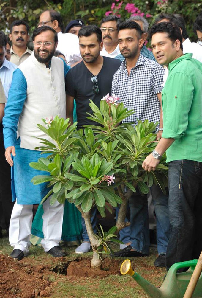 World Environment Day, Environment Day, Environment, Sachin Tendulkar, Virat Kohli, Kohli, Tendulkar, Rohit Sharma, Sushil Kumar, Cricket, Sports Photos, Environment Day photos