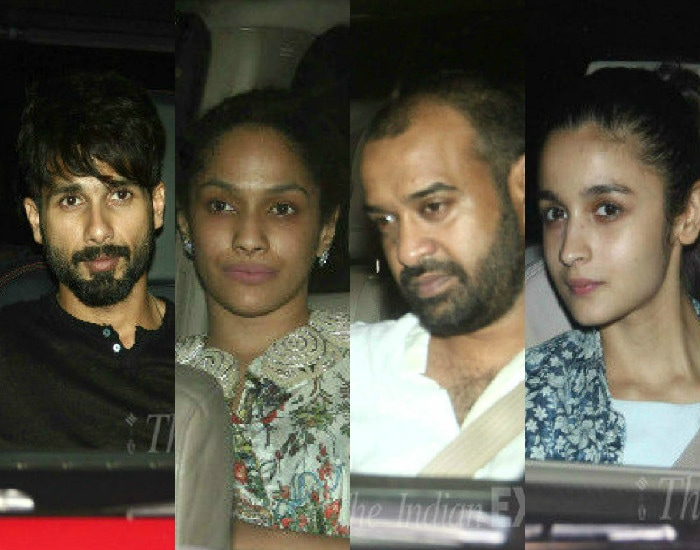 Masaba Gupta, Shahid Kapoor, Alia Bhatt