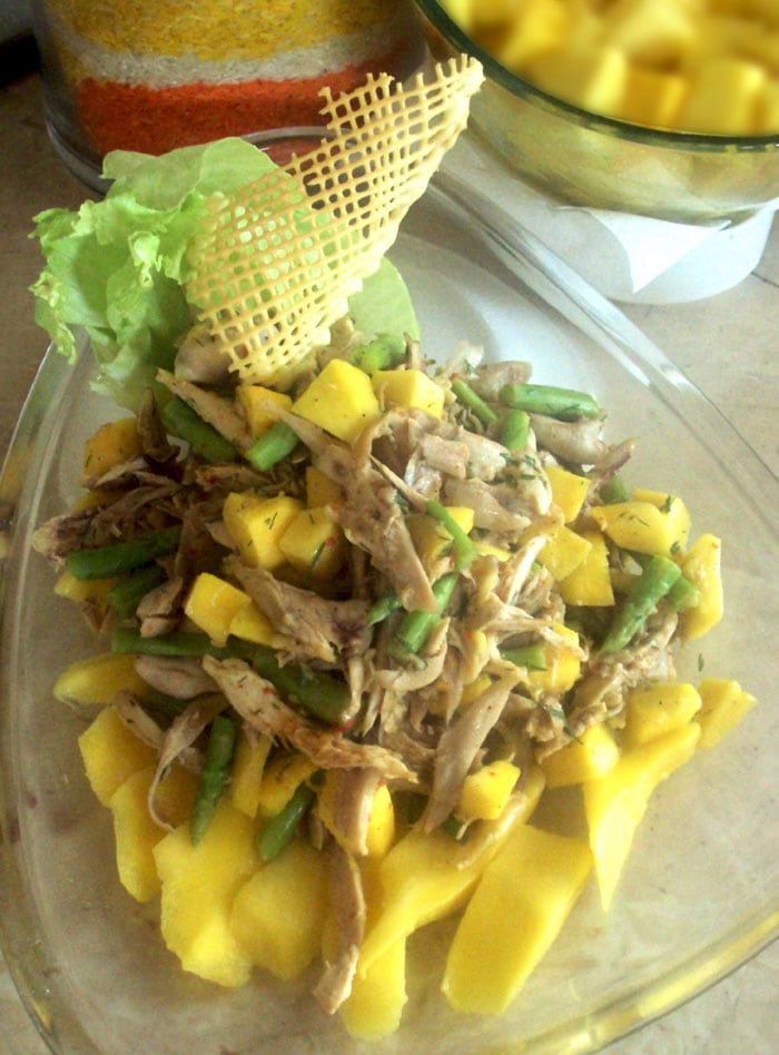 Smoked Mango salad