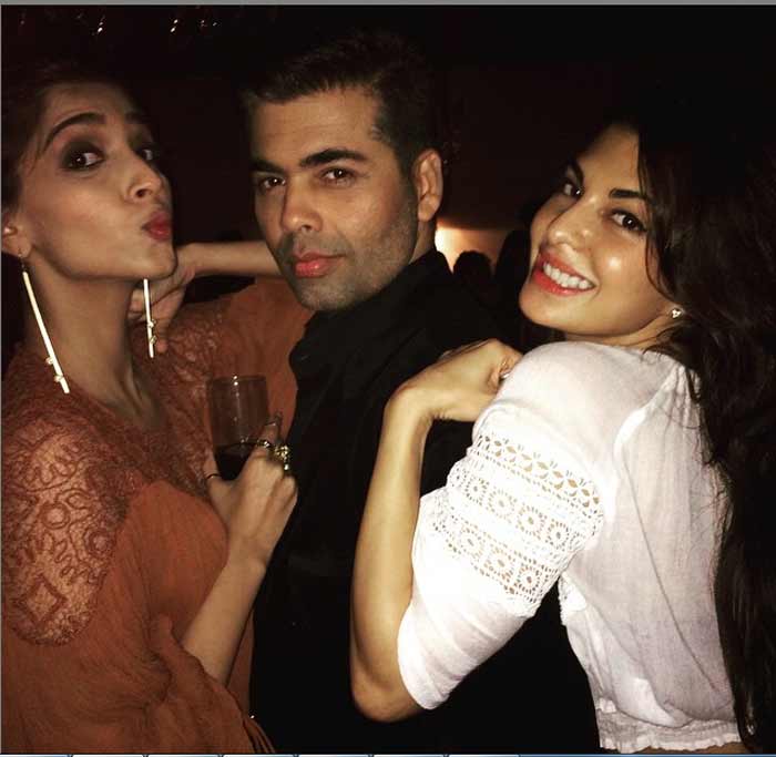 Sonam, Jacqueline, Karan Johar