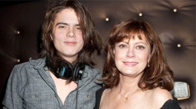 Susan Sarandon, Miles Robbins, Actress Susan Sarandon, Susan Sarandon Academy Award, Susan Sarandon Dead Man Walking, Miles Robbins Musician, Miles Robbins DJ, Susan Sarandon Thelma and Louise, Susan Thelma Trevor Project, Entertainment News