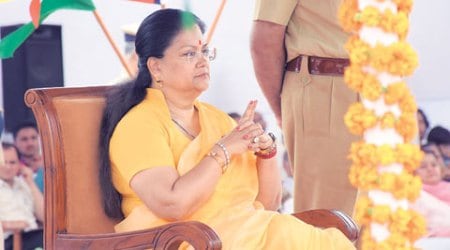 Rajasthan CM Vasundhara Raje