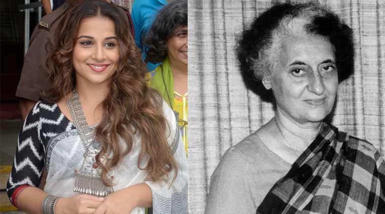 Vidya Balan, Indira Gandhi biopic