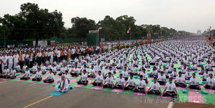 International Yoga Day, Narendra Modi, World Yoga Day, International Day of Yoga, #InternationalYogaDay, #InternationalDayofYoga, India Yoga Day, Yoga Rajpath, Yoga participants, Malaysia Yoga Day, Muslims Yoga Day, Yoga Ahmedabad, World Yoga event, World news,