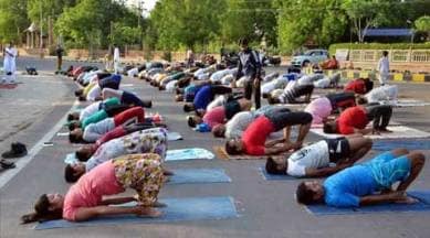 Yoga Day, International Yoga Day, June 21, MP Yoga Day, Yoga day Madhya Pradesh, Yoga Day record, NDA govt, bjp govt, madhya Pradesh News, India News, Indian express