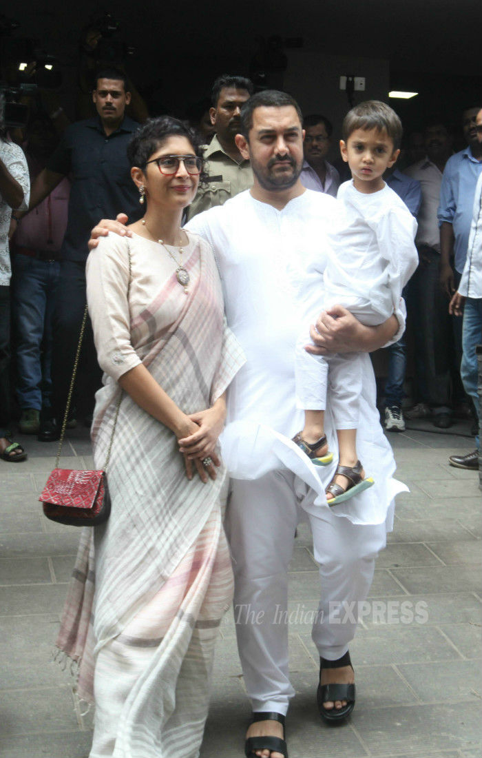 Aamir Khan, Kiran Rao, Azad Khan