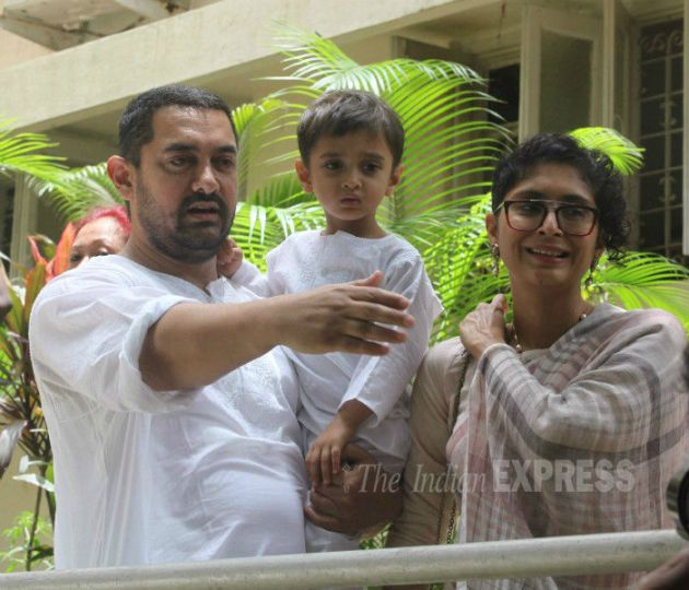 Aamir Khan, Azad Khan, Kiran Rao