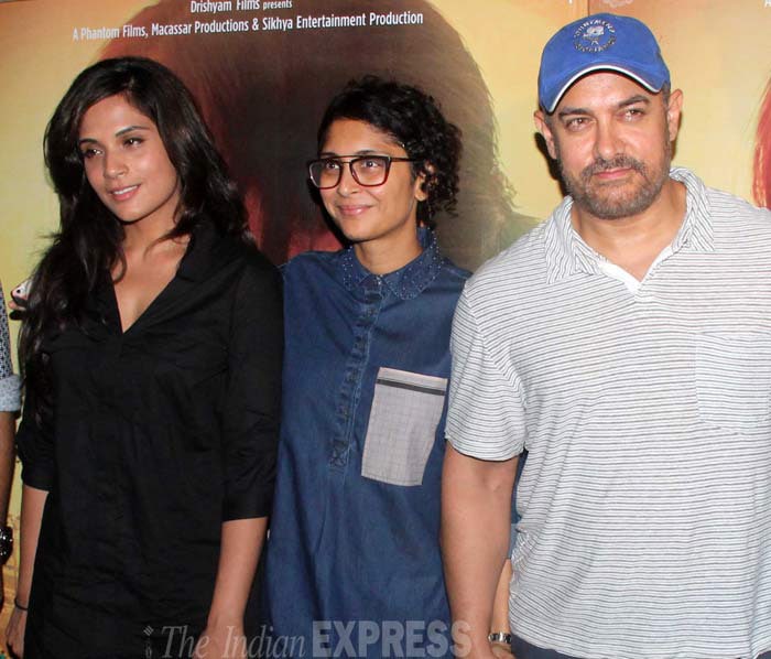 Aamir Khan, Kiran Rao, Masaan, Masaan screening,