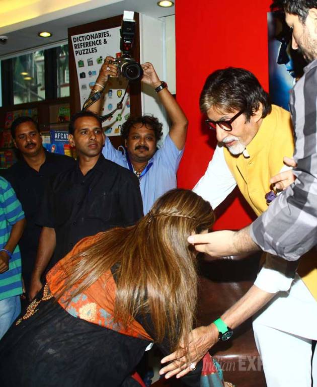 Amitabh Bachchan, Shadaab Khan, Ajmad Khan's son