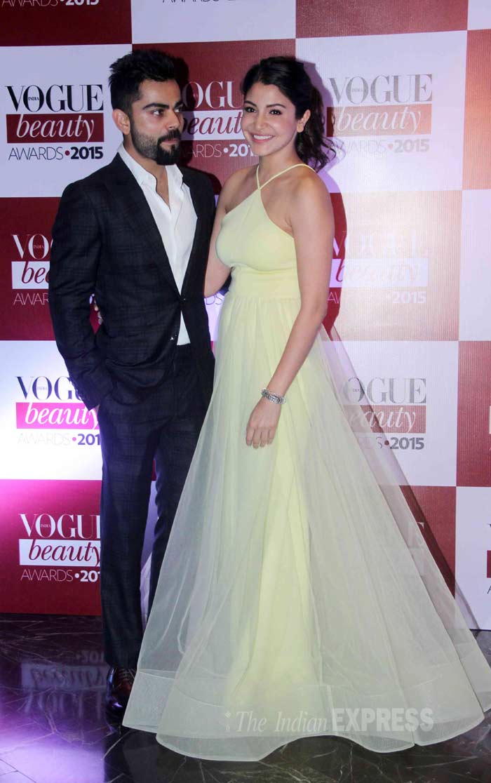 Virat And Anushka Sex Xnxx - Virat Kohli, Anushka Sharma's first red carpet appearance at Vogue Beauty  awards | Entertainment Gallery News,The Indian Express