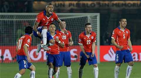 Matías Fernández took the perfect penalty to win Copa America