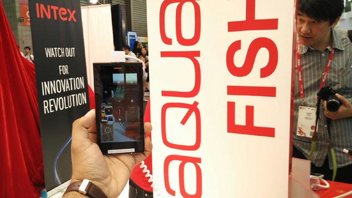 intex, intex technologies, intex jolla, intex aqua fish phone, intex sailfish os 2.0, intex sailfish os phone, intex aqua fish price, intex aqua fish specs, intex aqua fish features, mwc shanghai, mobile world congress shanghai 2015, mwc 2015, mwc shanghai 2015, intex technologies launch, intex mwc 2015, mobiles, smartphones, technology news