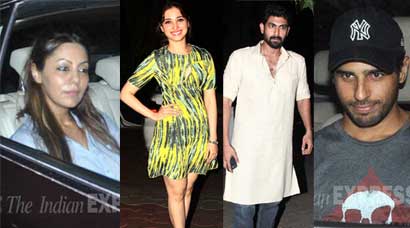 Baahubali screening: Gauri, Sidharth watch Tamannaah, Rana Daggubati’s ...