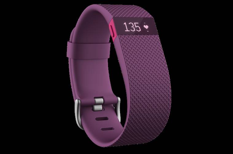 fitbit charge hr plum