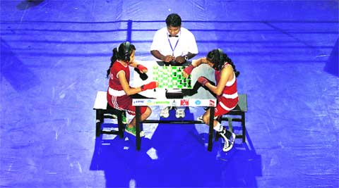 The new sport for those with brains AND brawn it's chess-boxing!