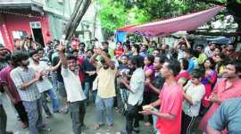 FTII protest, FTII row, FTII director, Prashant Pathrabe, FTII Prashant Pathrabe, mumbai news, city news, local news, maharashtra news, Indian Express