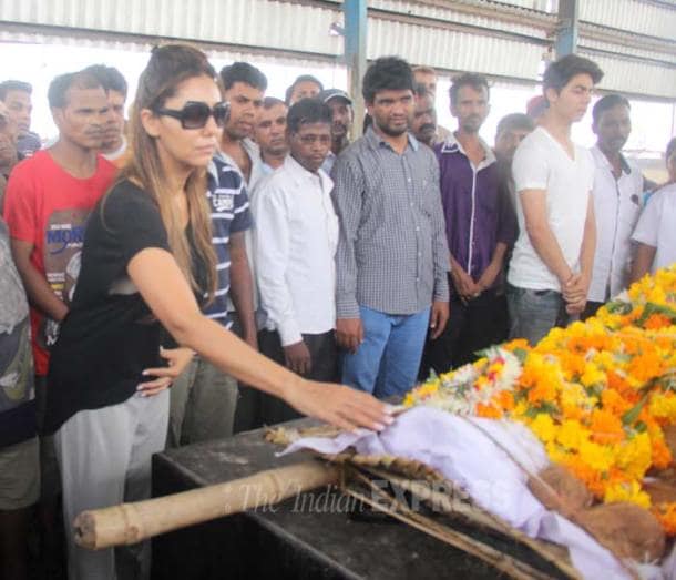 PHOTOS: Gauri Khan, son Aryan at funeral of Shah Rukh Khan’s makeup man