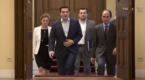 Greece looks to reopen bailout talks as euro future in doubt