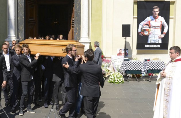 Jules Bianchi, Jules Biacnhi dead, f1 driver jules bianchi, jules bianchi injury, jules bianchi funeral, bianchi, bianchi accident, bianchi accident video, jules bianchi accident video, jules bianchi photos, bianchi photos, bianchi funeral photos, f1 photos, motor sports photos