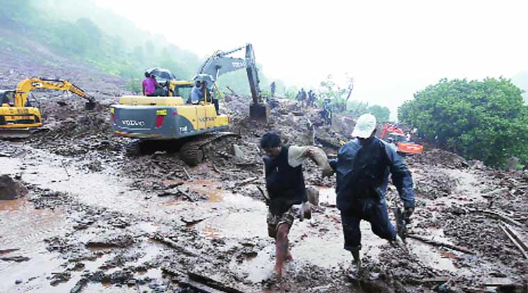 malin tragedy, landslide, CM relief fund, pune new, city news, local news, maharashtra news, Indian Express