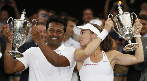 Wimbledon: Martina Hingis pairs with Leander Paes to win another Grand Slam