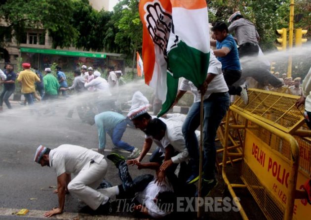 Narendra Modi, Arvind Kejriwal, Syama Prasad Mookerjee, Rajnath Singh, Arun Jaitley, L K Advani, Sumitra Mahajan, Satish Upadhyay, Vijay Goel, Ramesh Bidhuri, Ram Madhav, Ajay Maken, Congress protest against Kejriwal, Delhi Rains, heavy rains in delhi, Syama Prasad Mookerjee Birth Anniversary, AAP, Delhi News