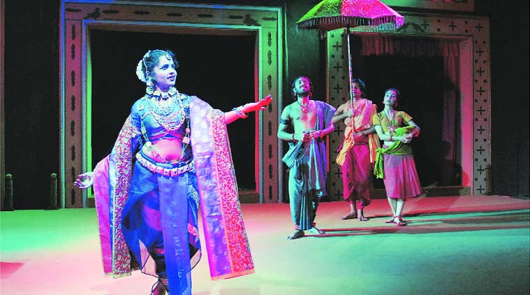 In Mrichakatikam, a love story is underlined with political intrigue; K S Rajendran is exploring the ‘dimensions of a woman’s curse’ Photos: (Source: Express photo by S Thyagarajan)