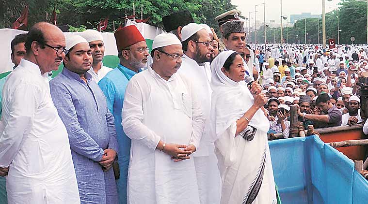 Mamata by side, Muslim leader rates govt work at grassroots level: '0 %' | Cities News,The Indian Express