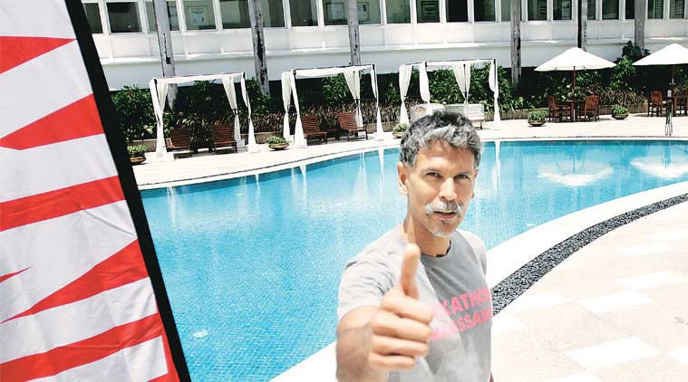 talk, milind soman, ironman triathlon, Zurich ironman triathlon, cycling, marathon, cycling marthon, indian express