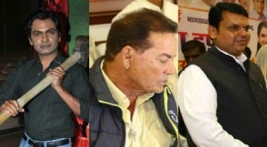 Nawazuddin Siddiqui launches ‘Manjhi’ trailer, Salim Khan at iftar with CM Devendra Fadnavis