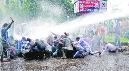 panchkula, panchkula protest, panchkula teachers protest, PGI, Chandigarh latest news